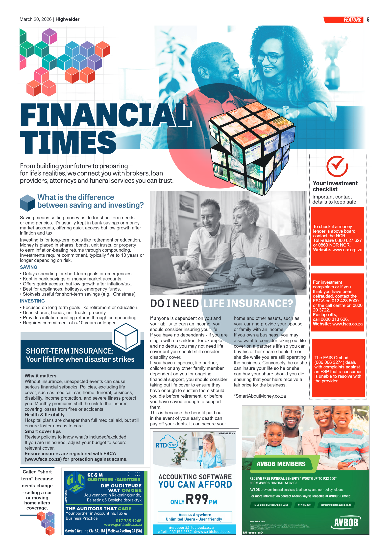 Highvelder Newspaper 20 March 2026 page 5