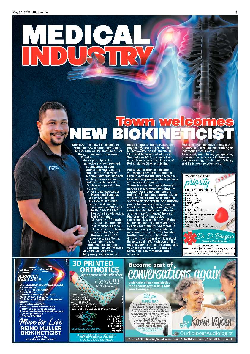 Highvelder Newspaper 20 Mei 2022 page 9