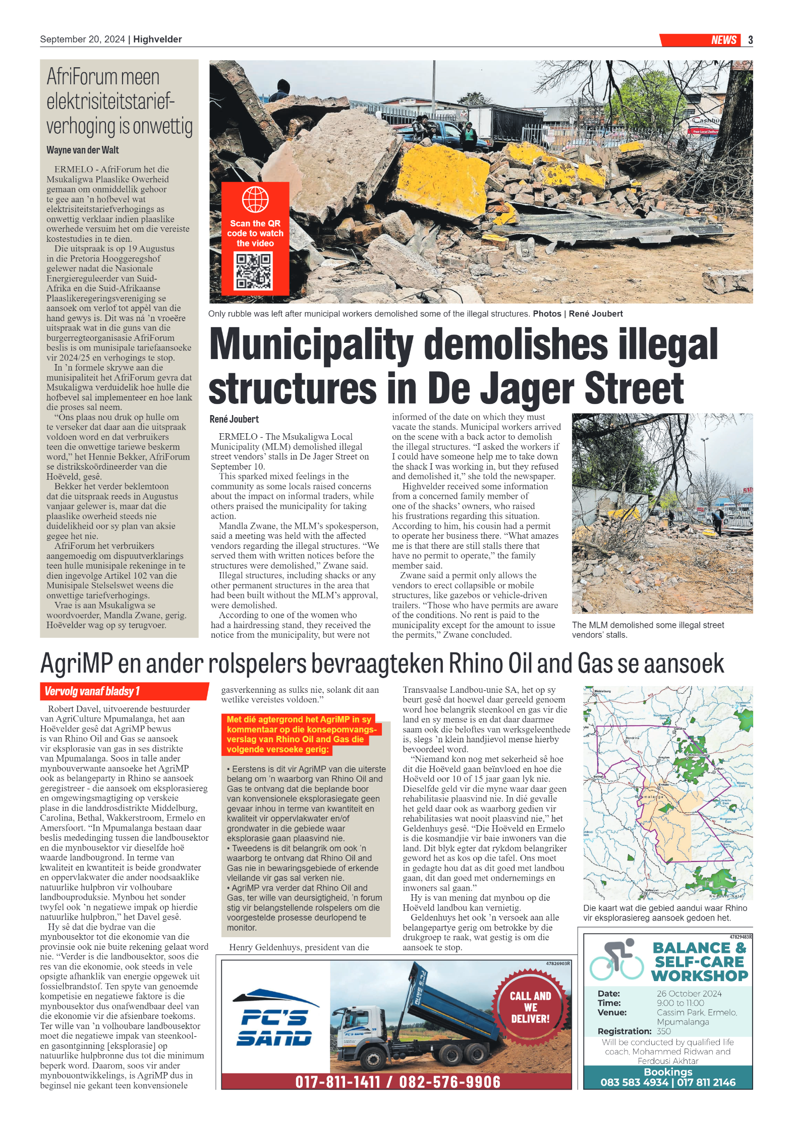 Highvelder Newspaper 20 September 2024 page 3