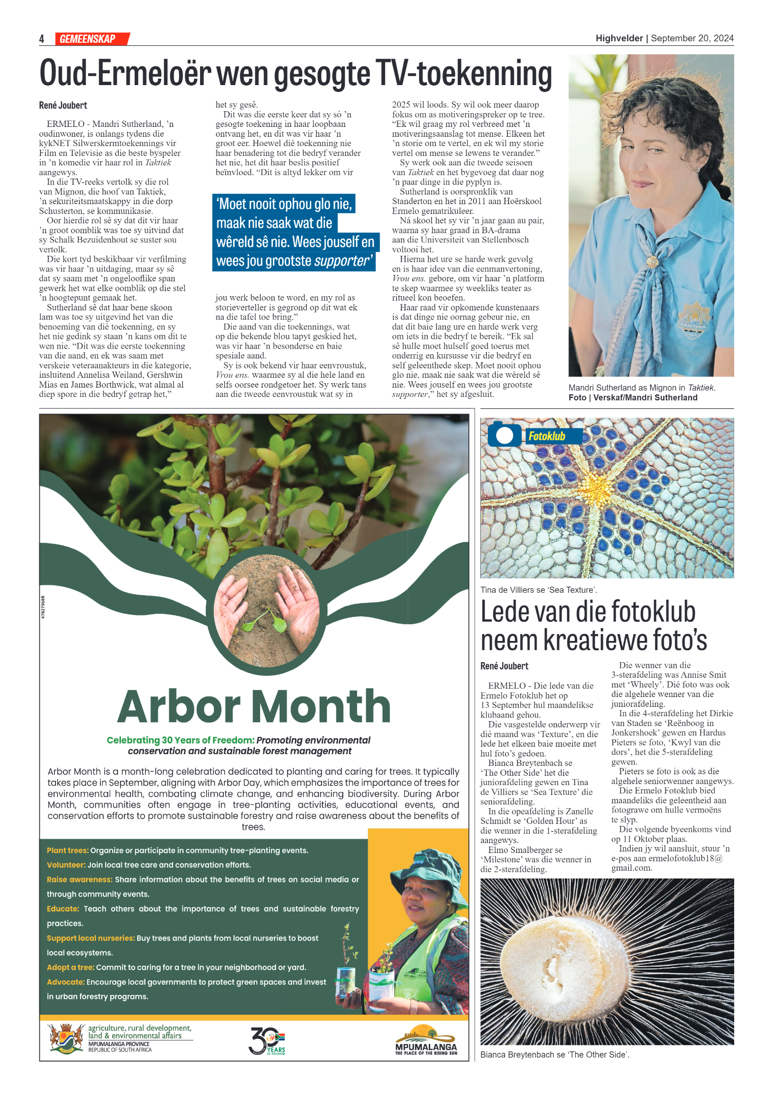 Highvelder Newspaper 20 September 2024 page 4