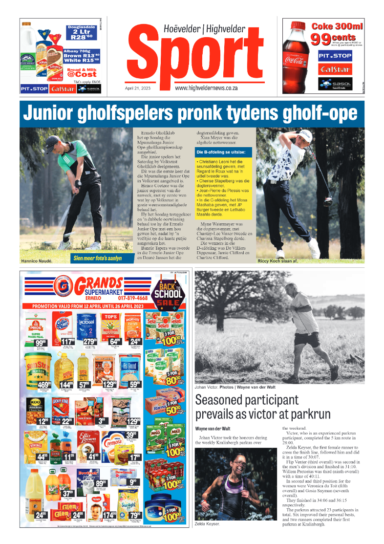 Highvelder Newspaper 21 April 2023 page 12