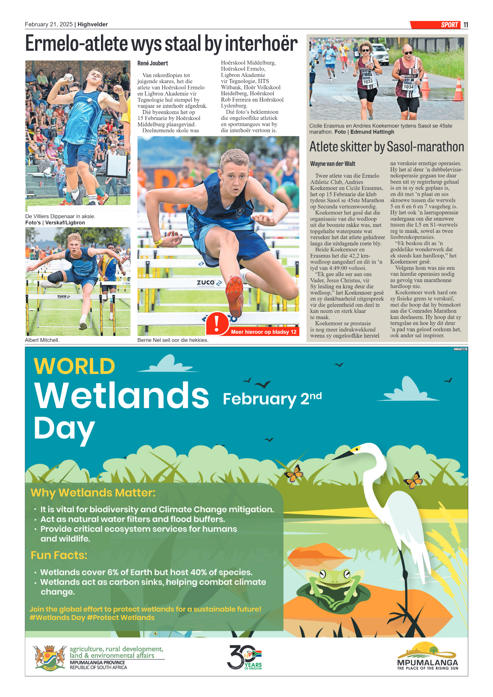 Highvelder Newspaper 21 February 2025 page 11