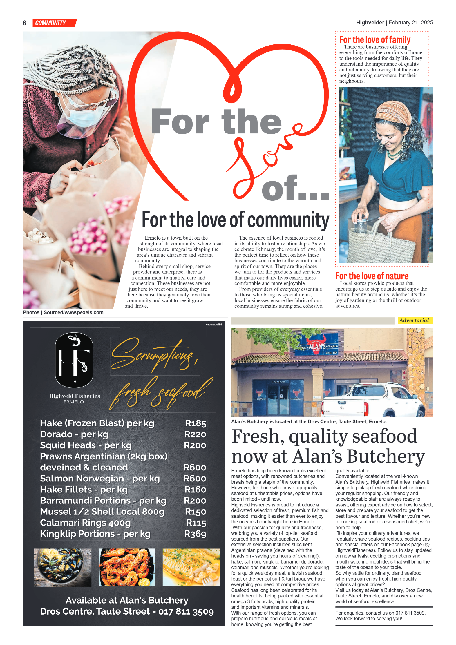 Highvelder Newspaper 21 February 2025 page 6