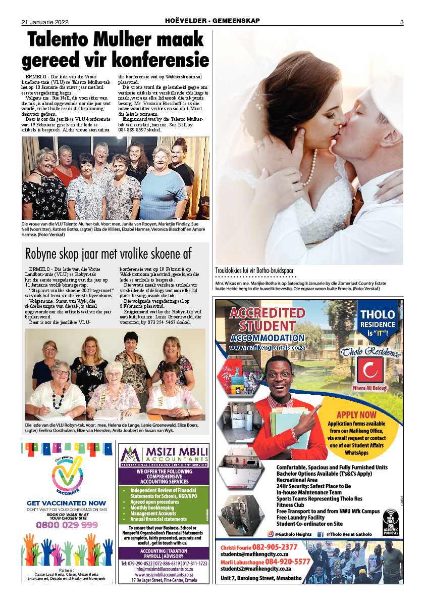 Highvelder Newspaper 21 January 2022 page 3