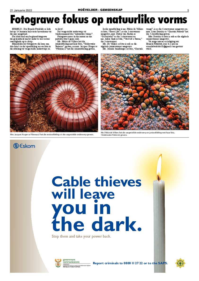 Highvelder Newspaper 21 January 2022 page 5