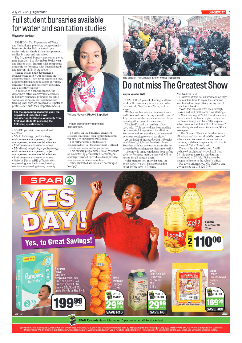 Highvelder Newspaper 21 July 2023 page 7