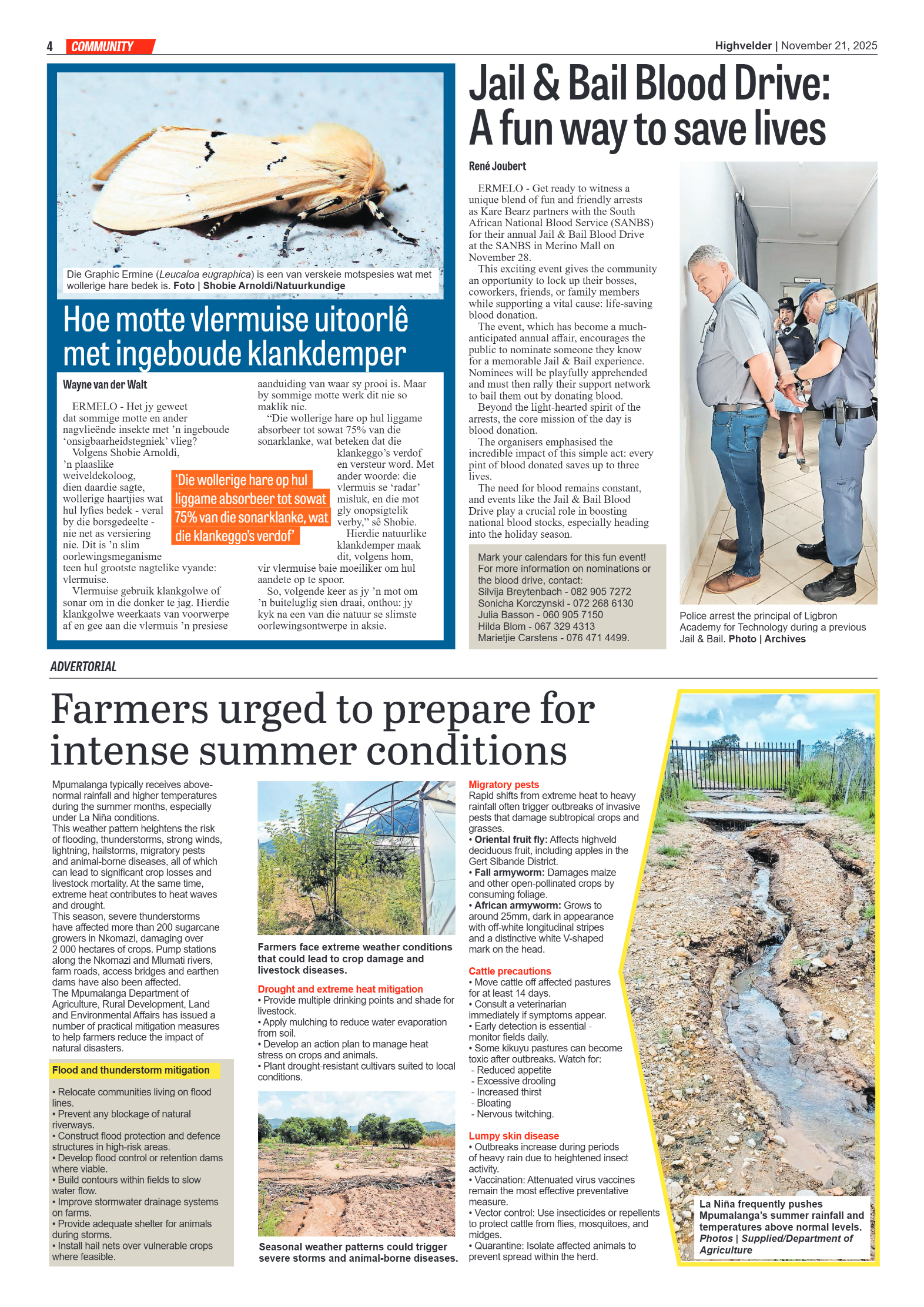 Highvelder Newspaper 21 November 2025 page 4