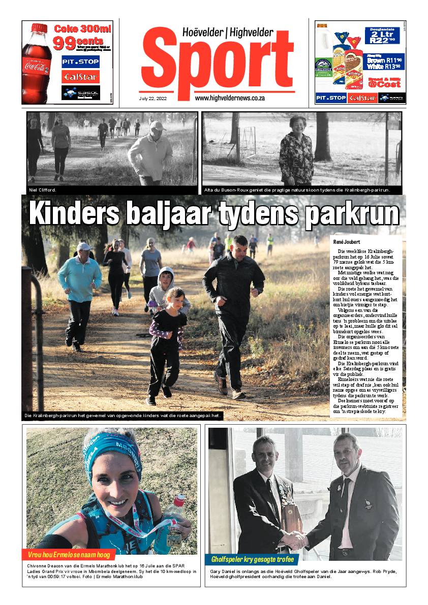 Highvelder Newspaper 22 July 2022 page 8