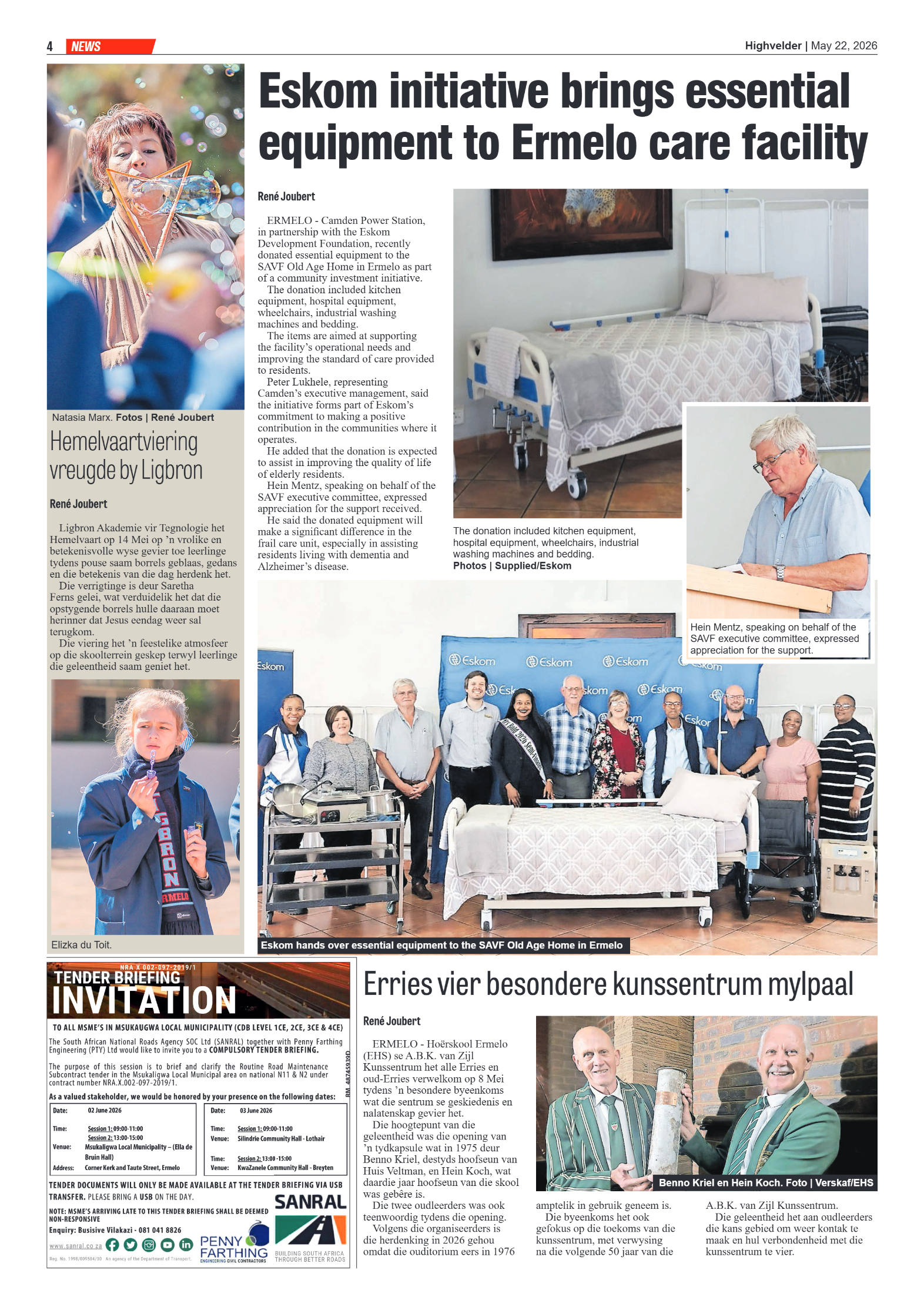 Highvelder Newspaper 22 May 2026 page 4