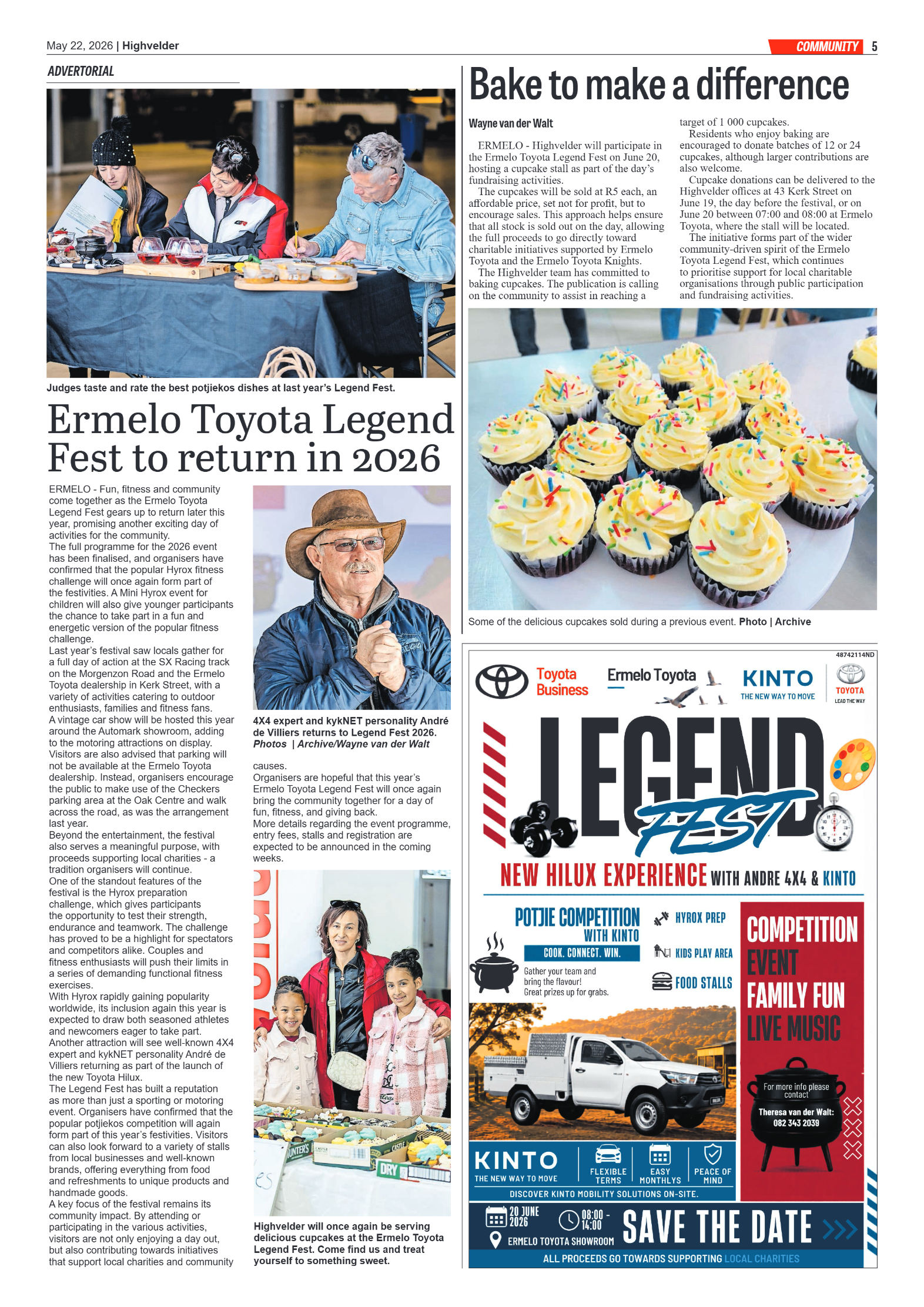 Highvelder Newspaper 22 May 2026 page 5