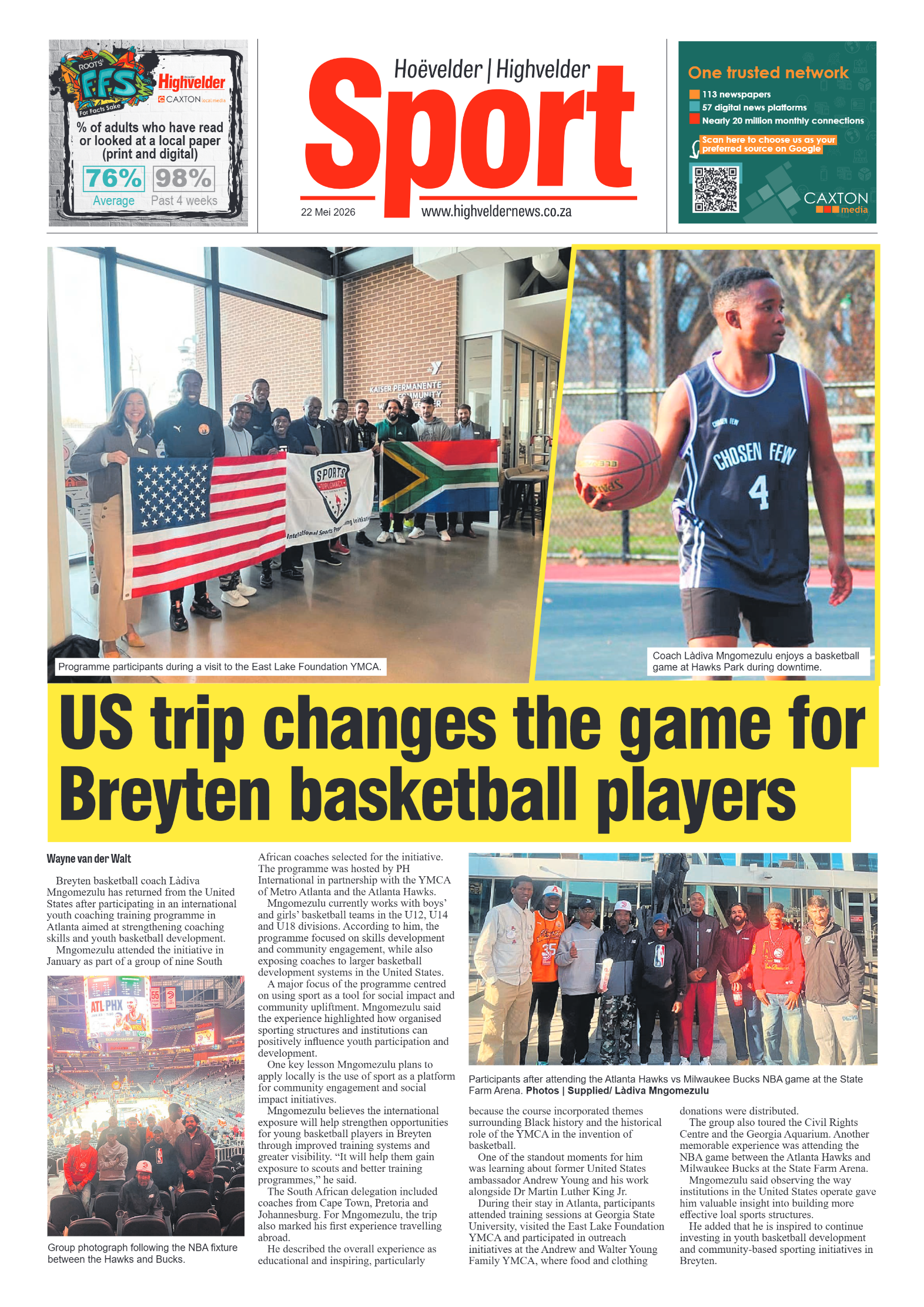 Highvelder Newspaper 22 May 2026 page 8
