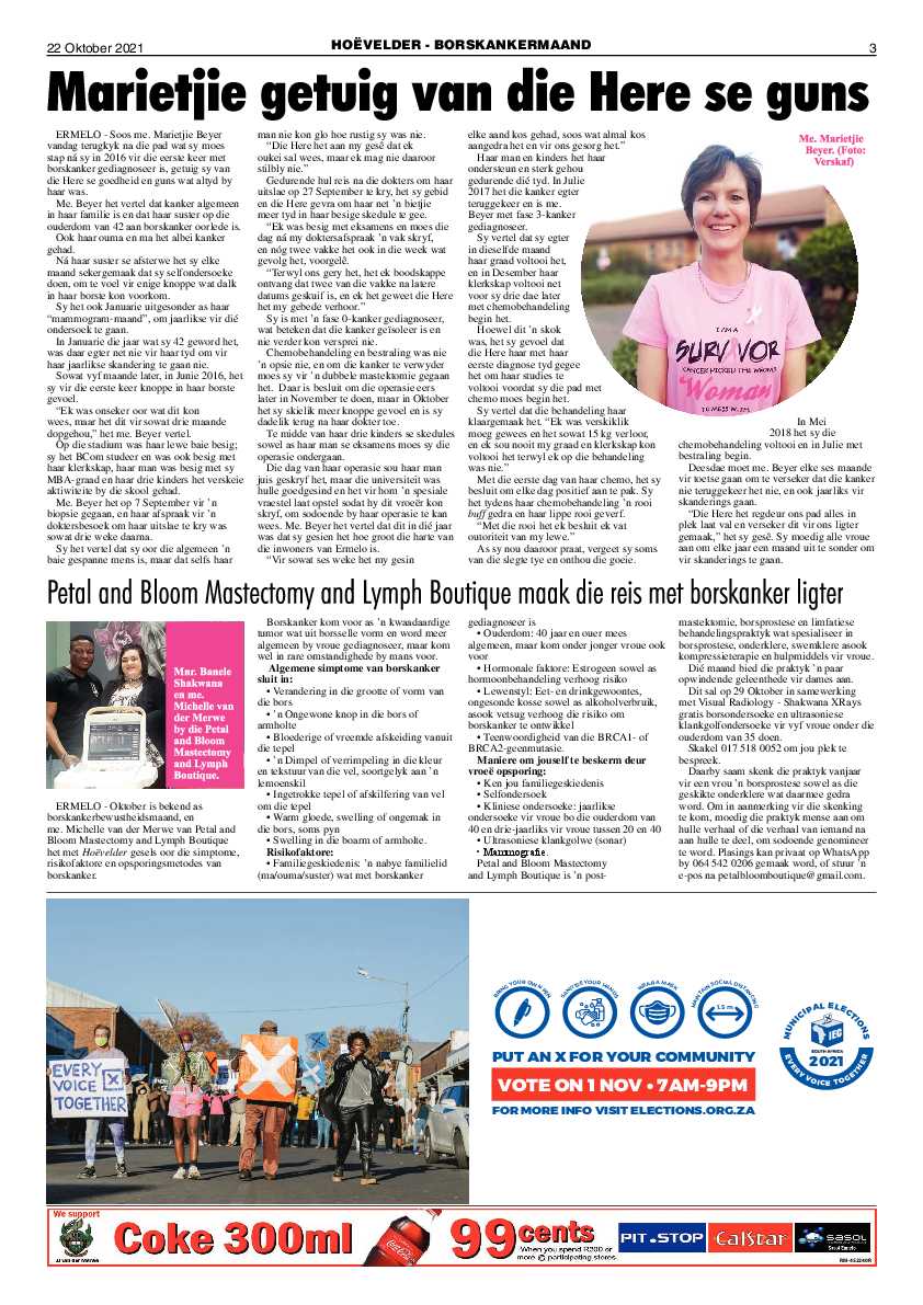 Highvelder Newspaper 22 October 2021 page 3
