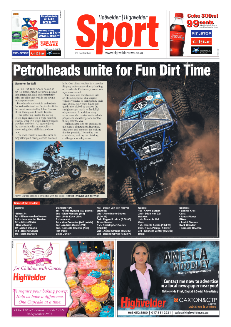 Highvelder Newspaper 22 September 2023 page 8