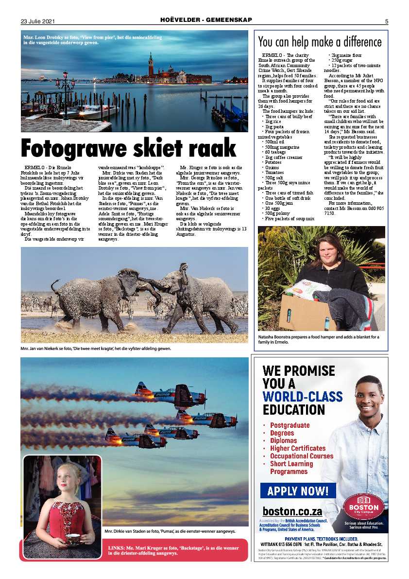 Highvelder Newspaper 23 July 2021 page 5