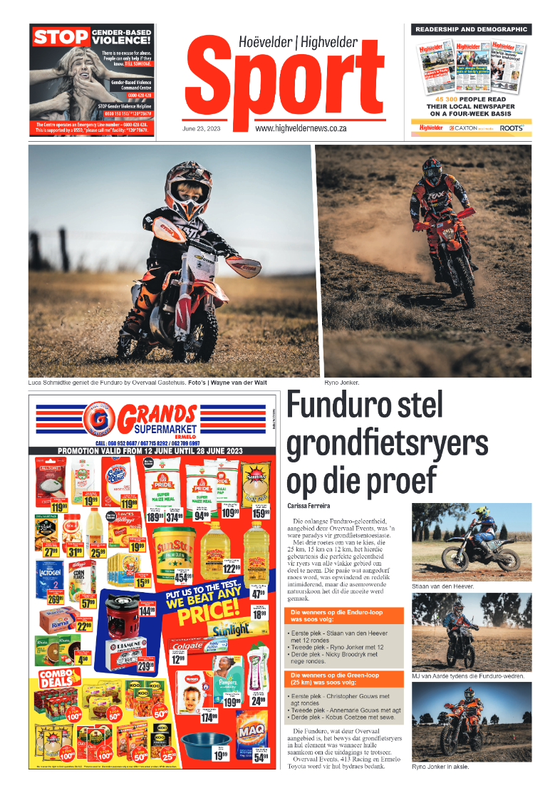 Highvelder Newspaper 23 June 2023 page 8