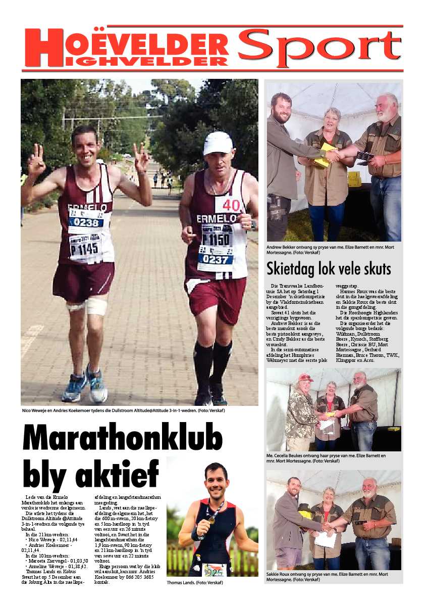 Highvelder Newspaper 24 December 2022 page 8