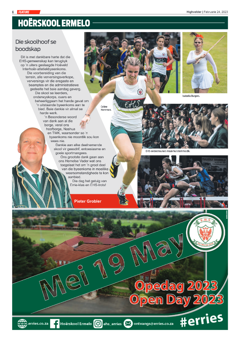 Highvelder Newspaper 24 February 2023 page 6