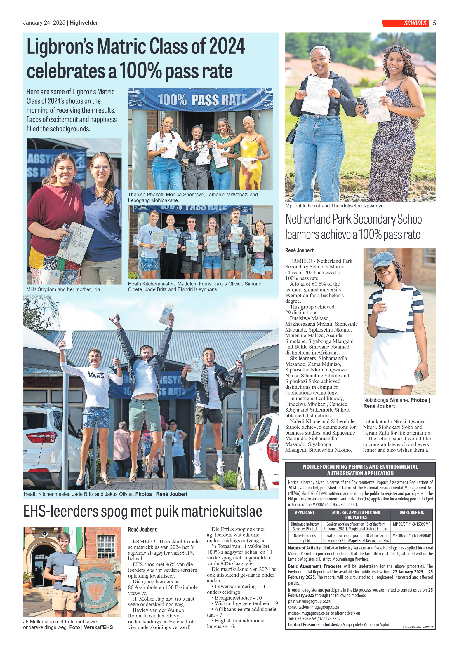 Highvelder Newspaper 24 January 2025 page 5