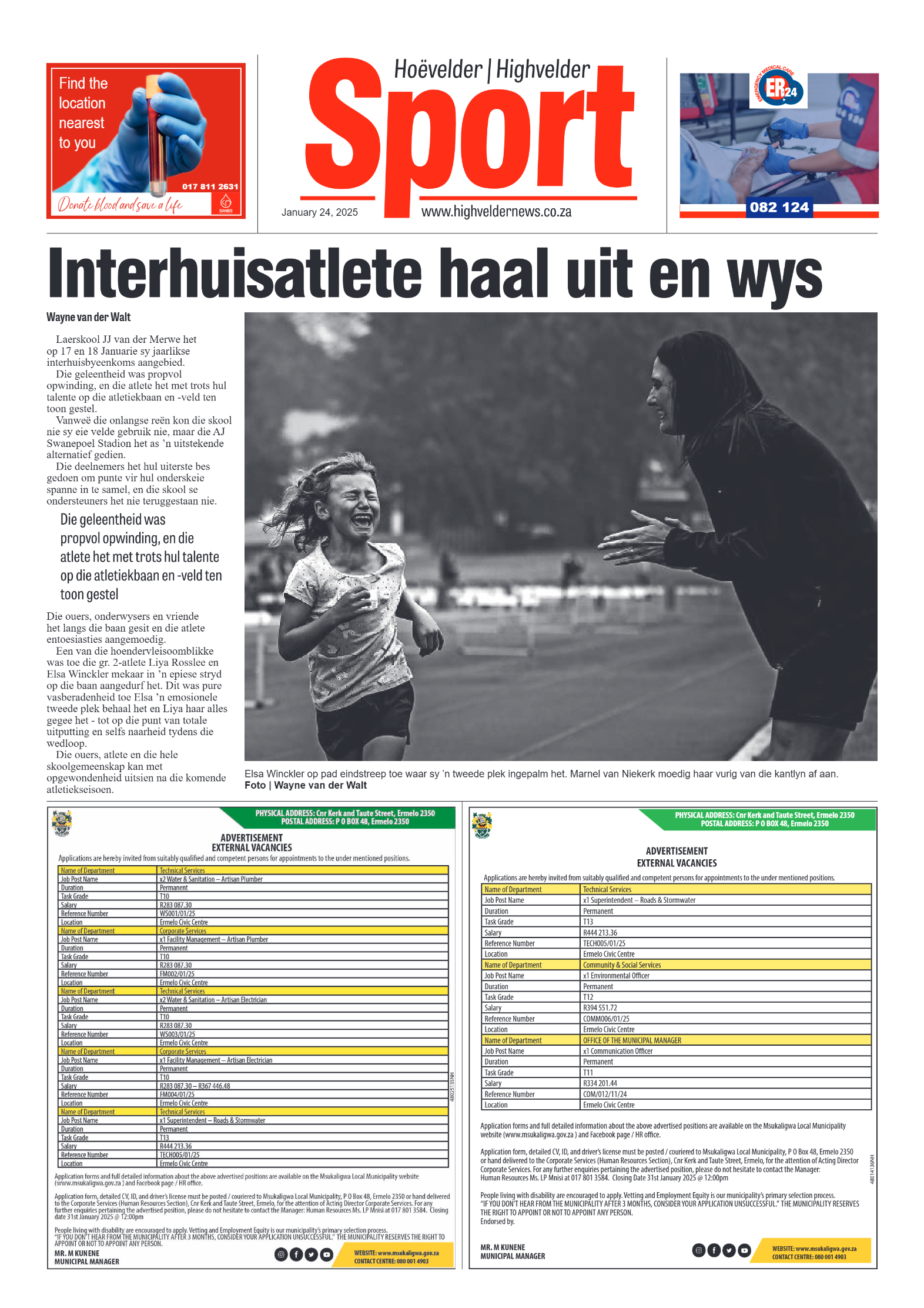 Highvelder Newspaper 24 January 2025 page 8