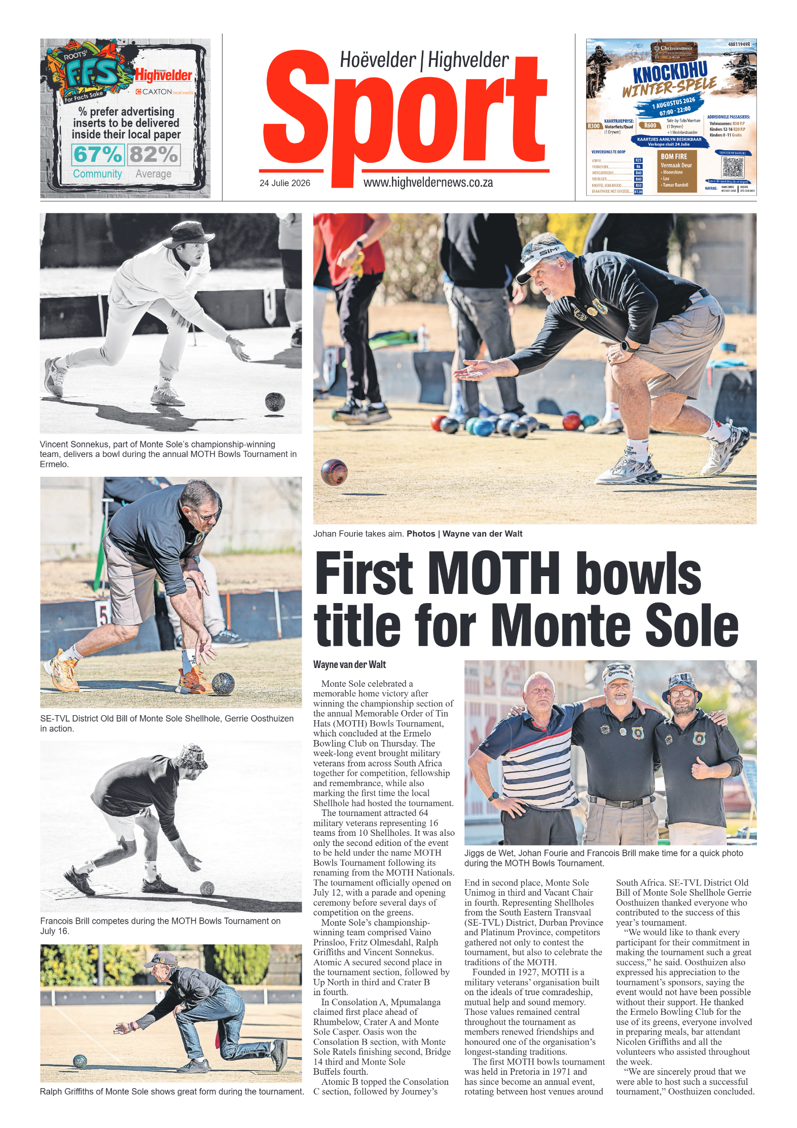 Highvelder Newspaper 24 July 2026 page 8