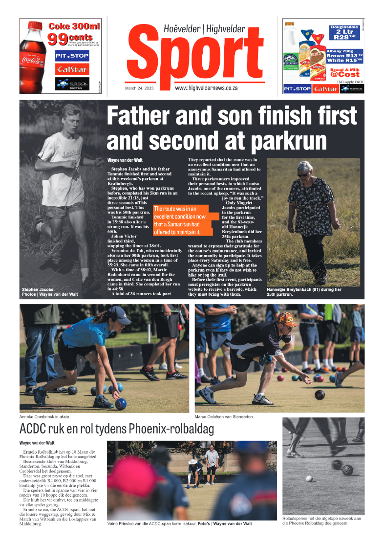 Highvelder Newspaper 24 March 2023 page 8