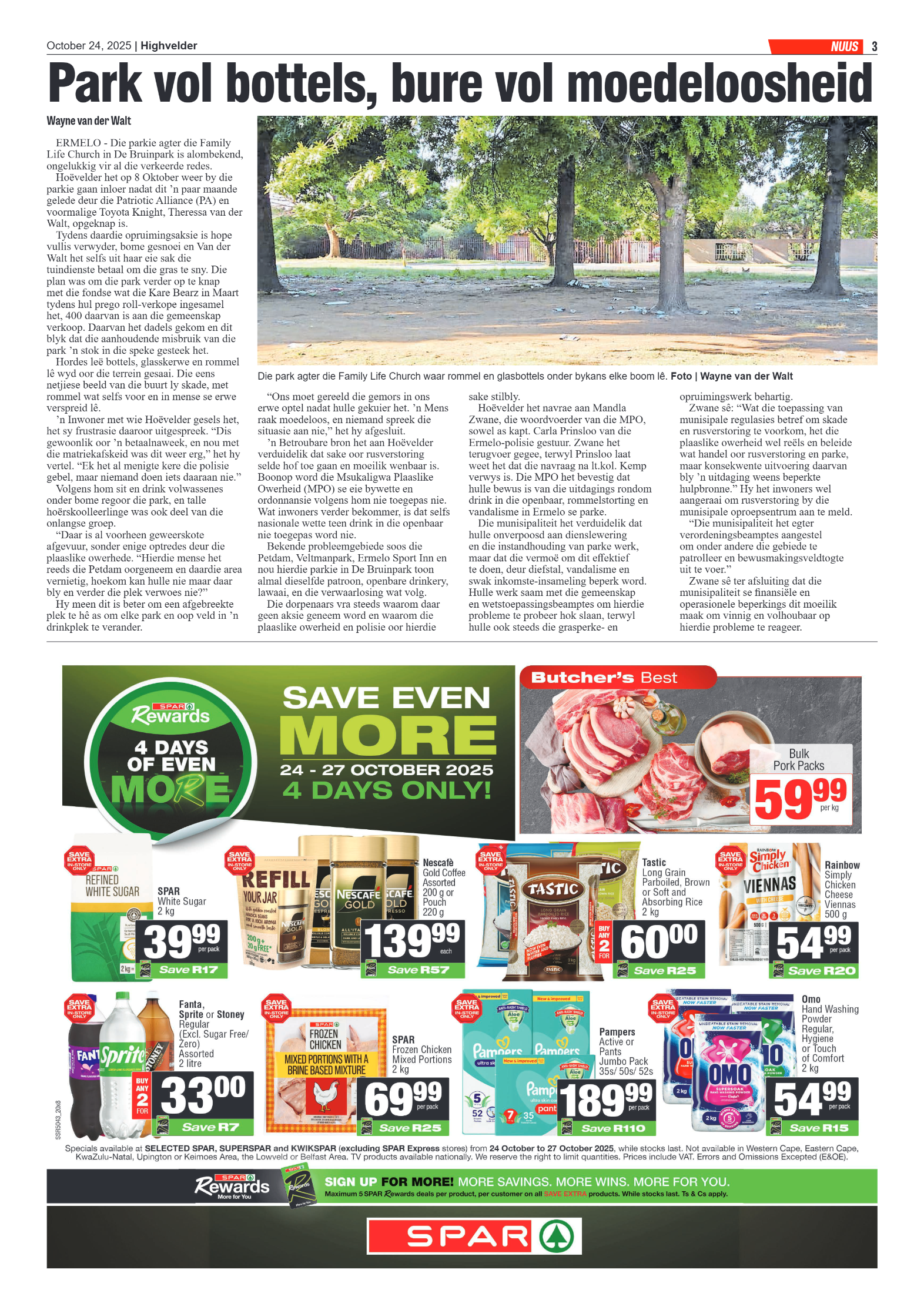 Highvelder Newspaper 24 October 2025 page 3