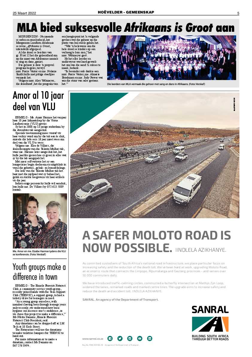 Highvelder Newspaper 25 March 2022 page 5
