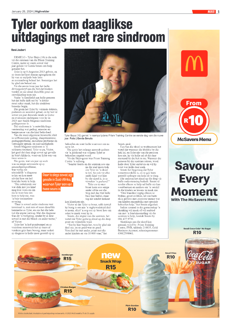 Highvelder Newspaper 26 January 2024 page 5