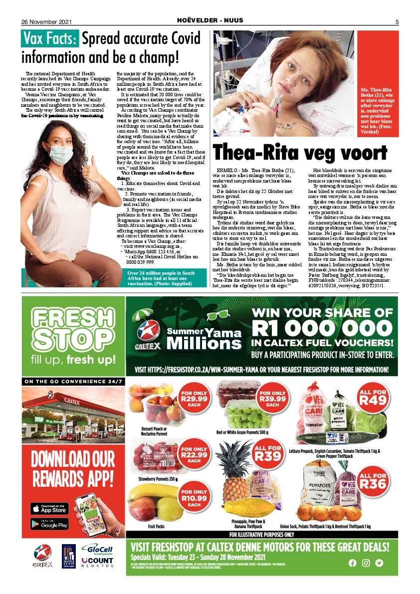 Highvelder Newspaper 26 November 2021 page 5