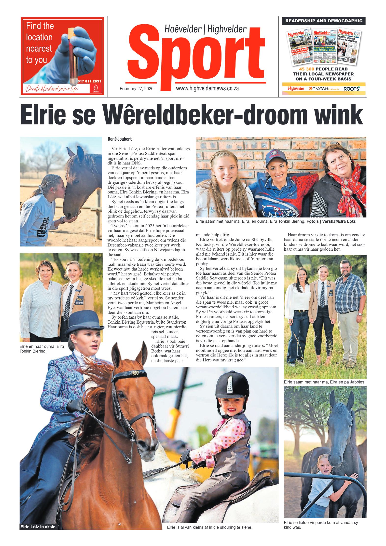 Highvelder Newspaper 27 February 2026 page 8