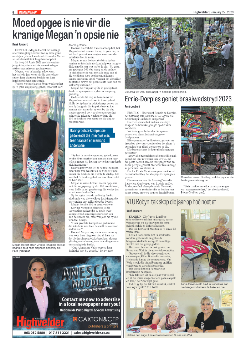 Highvelder Newspaper 27 January 2023 page 6