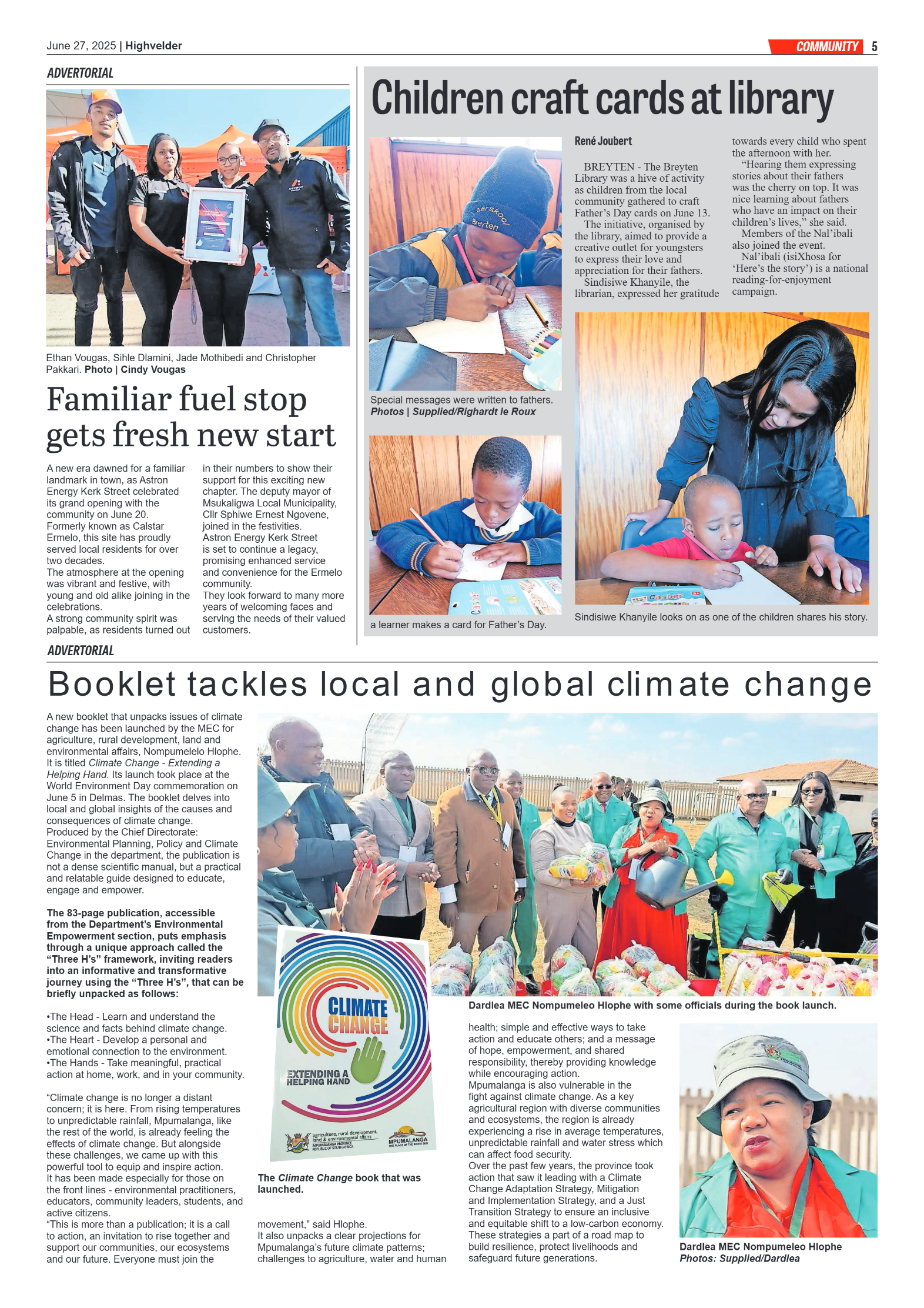 Highvelder Newspaper 27 June 2025 page 5
