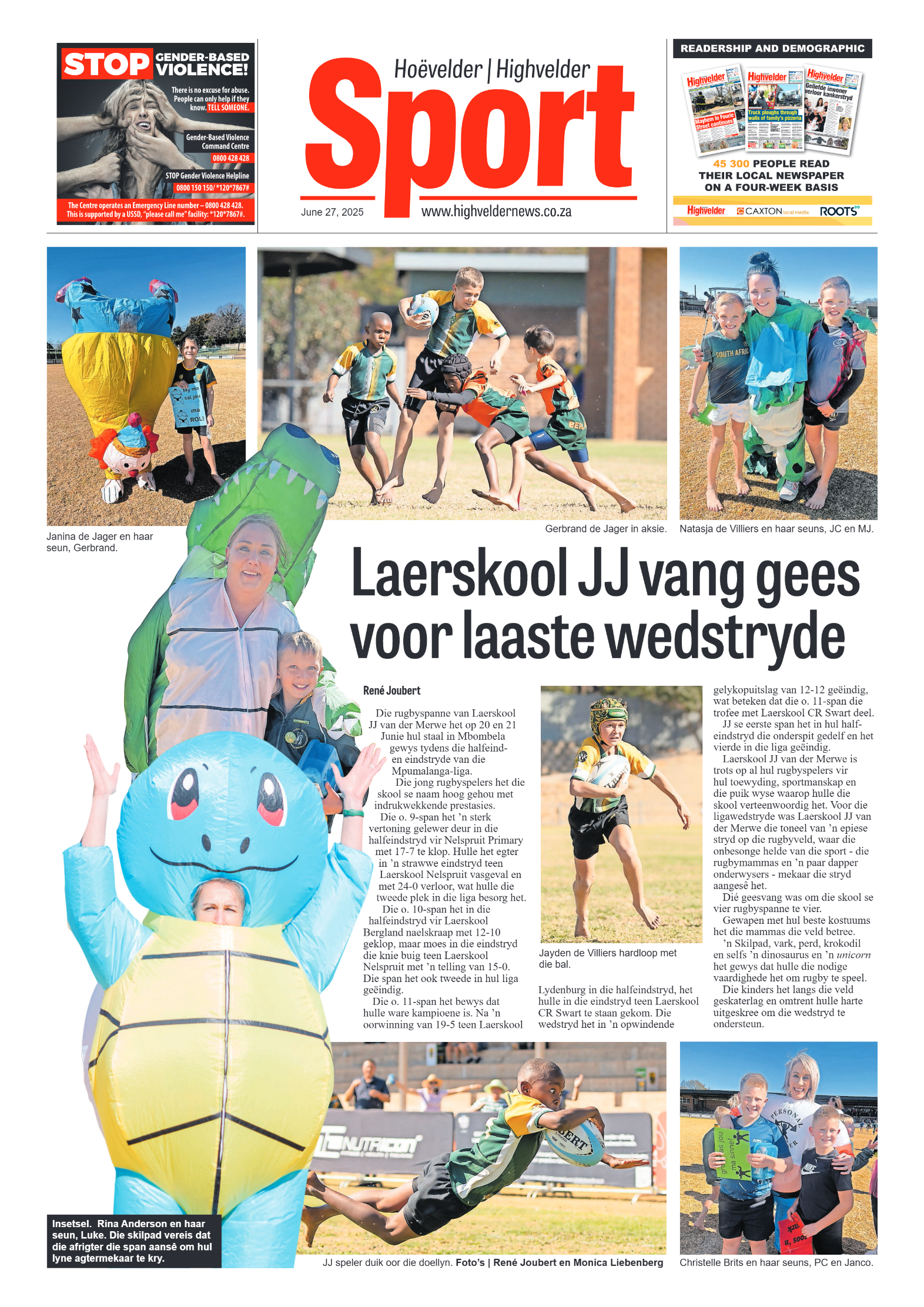 Highvelder Newspaper 27 June 2025 page 8
