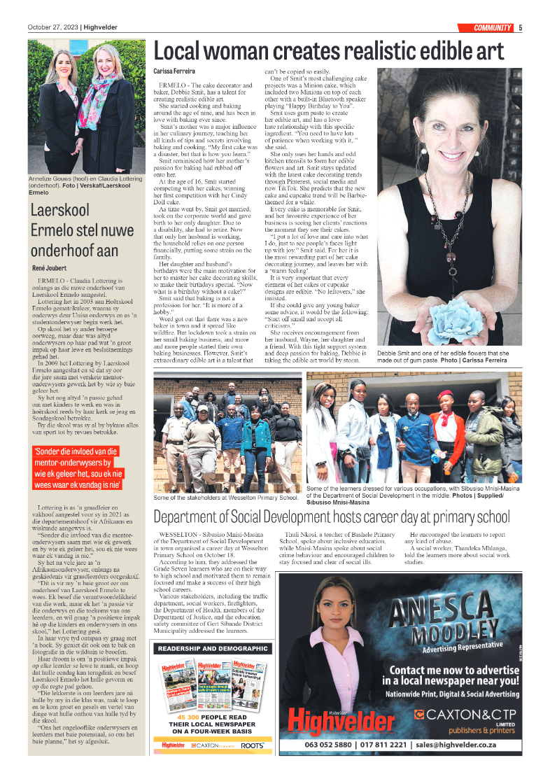 Highvelder Newspaper 27 October 2023 page 5