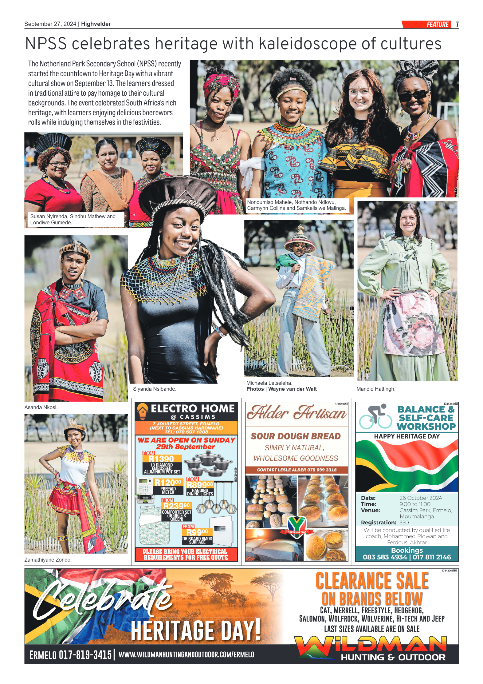 Highvelder Newspaper 27 September 2024 page 7