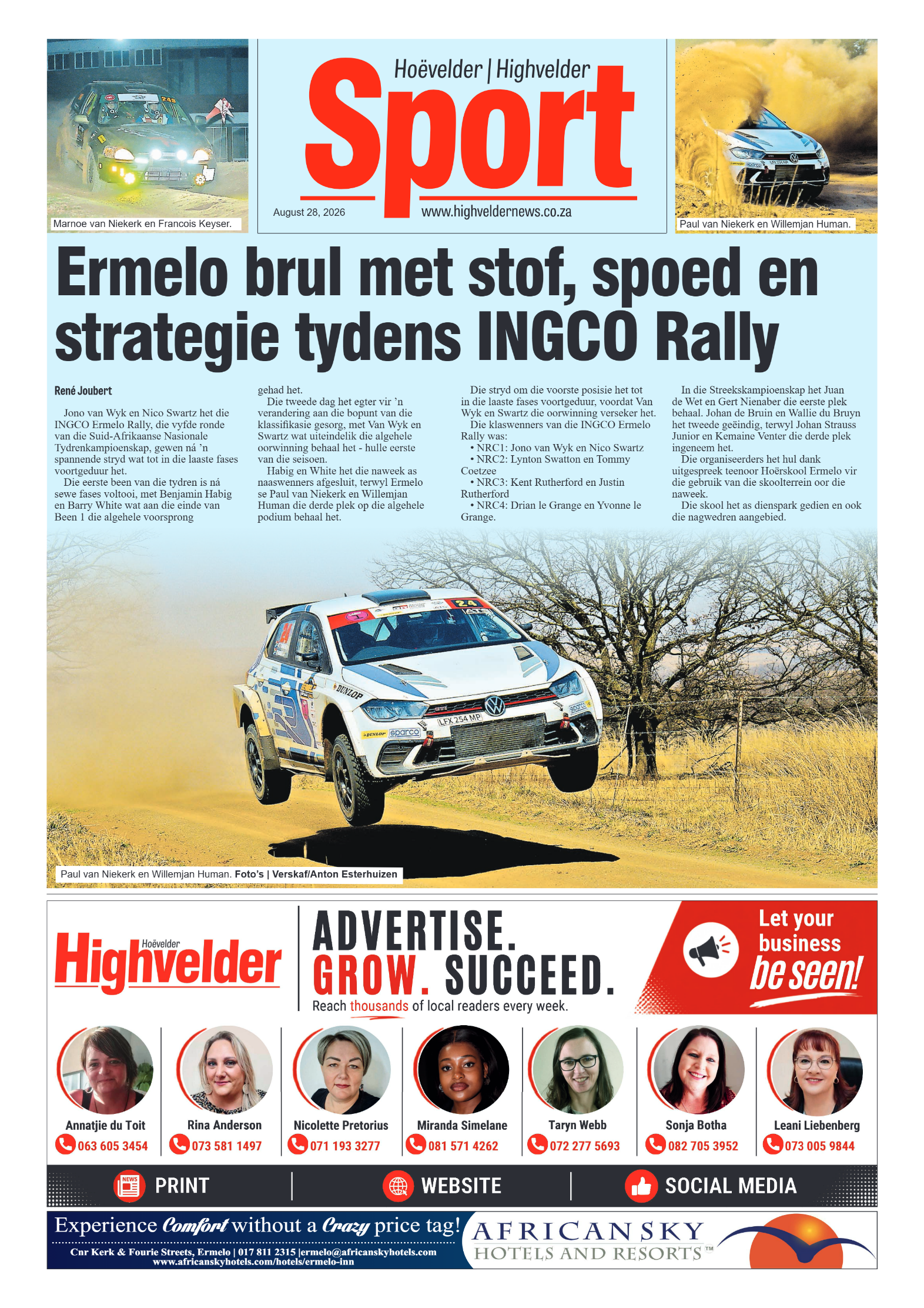 Highvelder Newspaper 28 August 2026 page 7