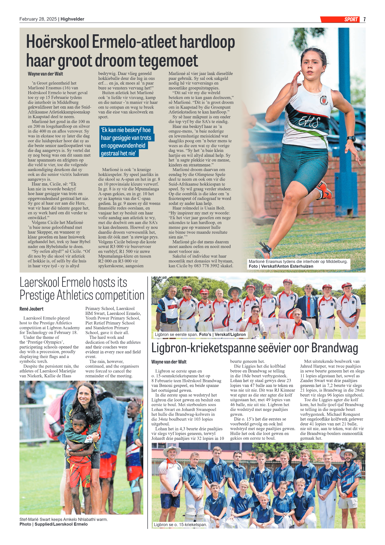 Highvelder Newspaper 28 February 2025 page 7