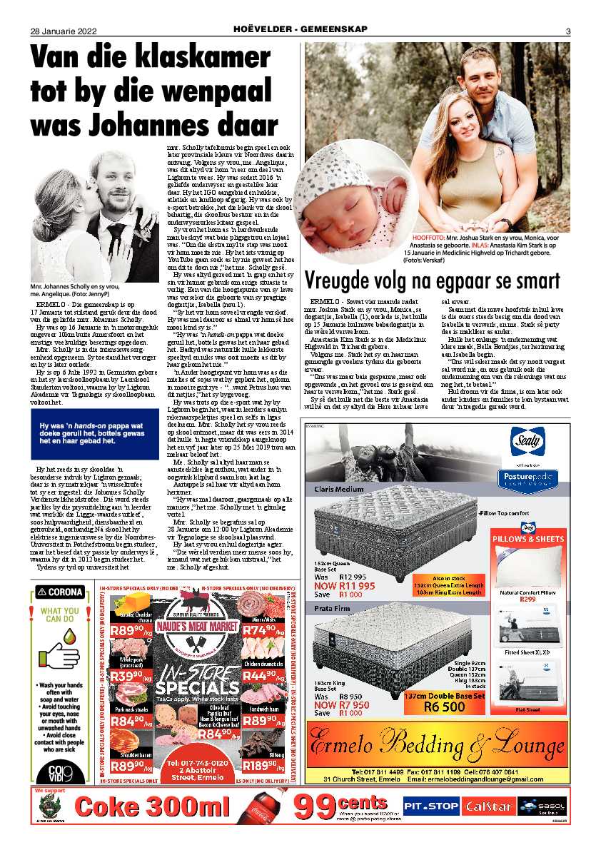Highvelder Newspaper 28 January 2022 page 3