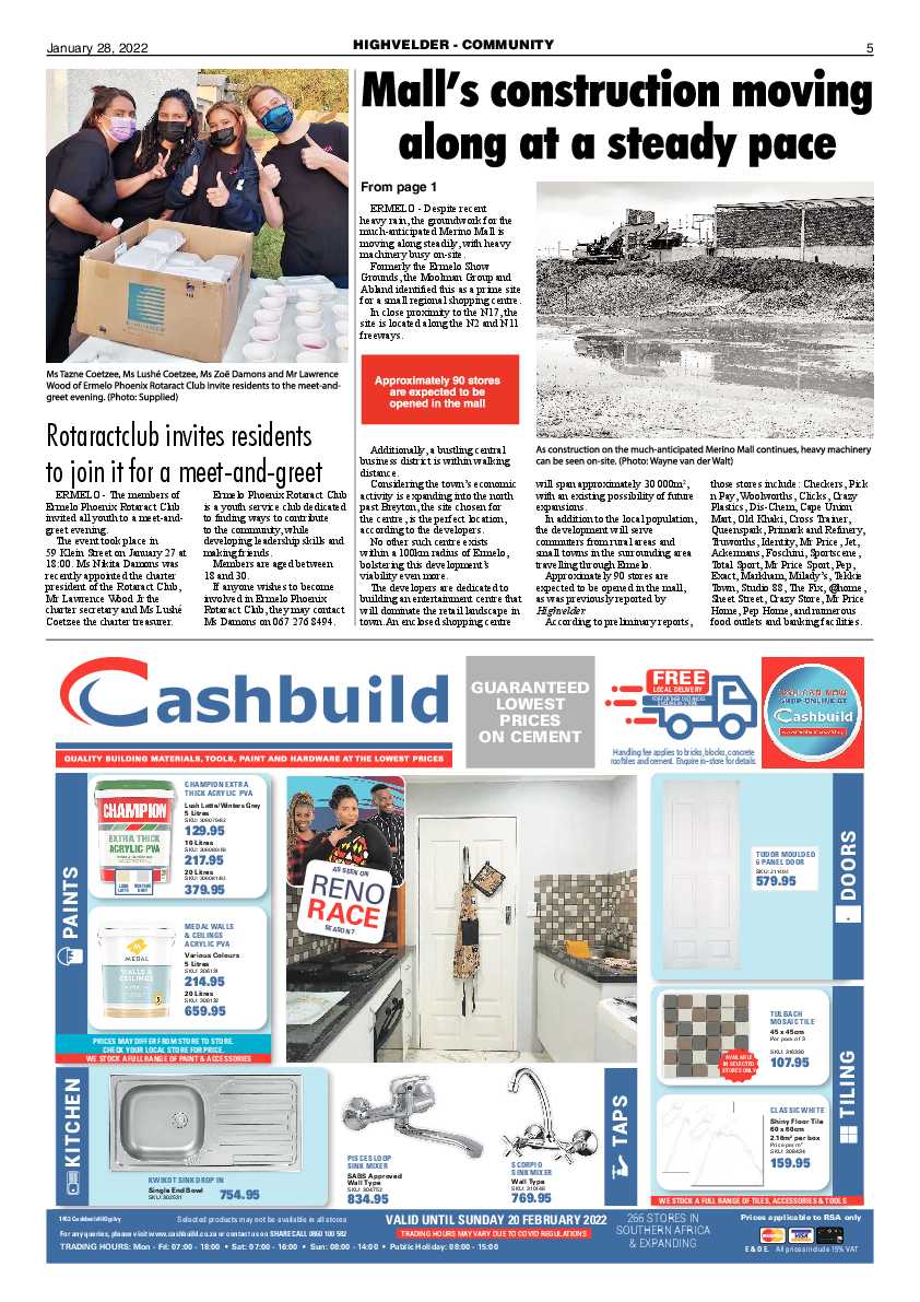 Highvelder Newspaper 28 January 2022 page 5