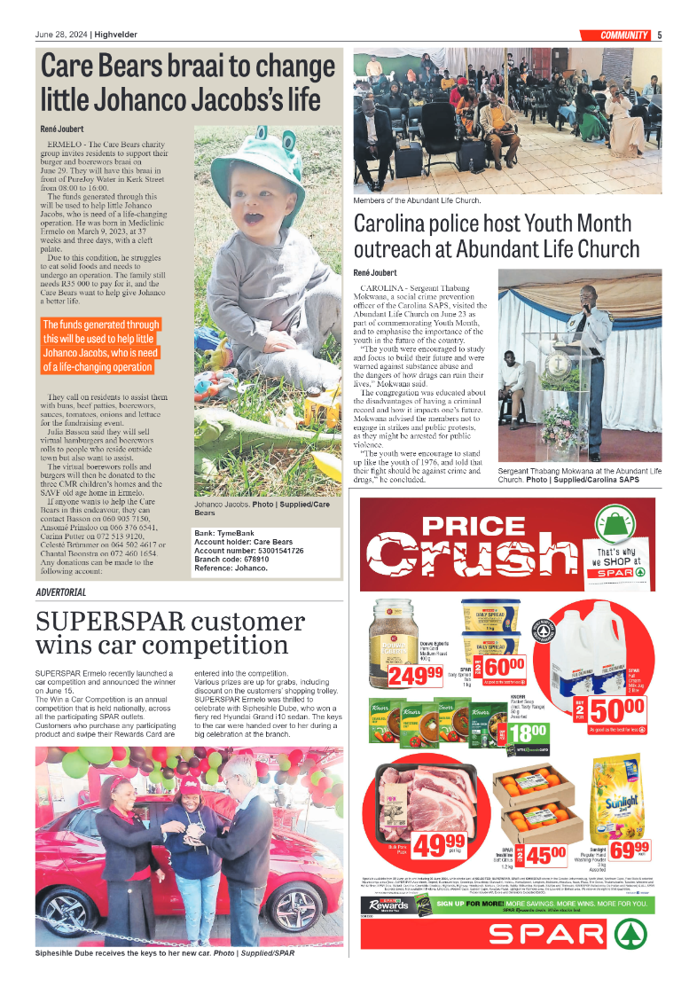 Highvelder Newspaper 28 June 2024 page 5
