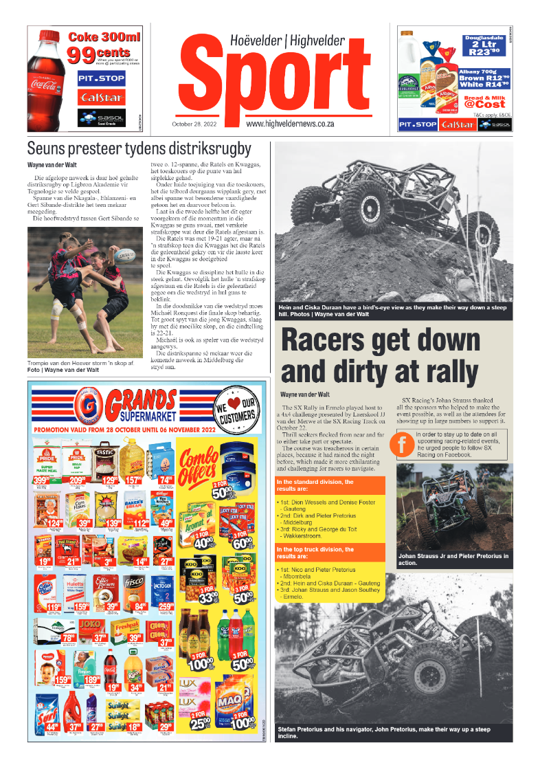 Highvelder Newspaper 28 October 2022 page 8