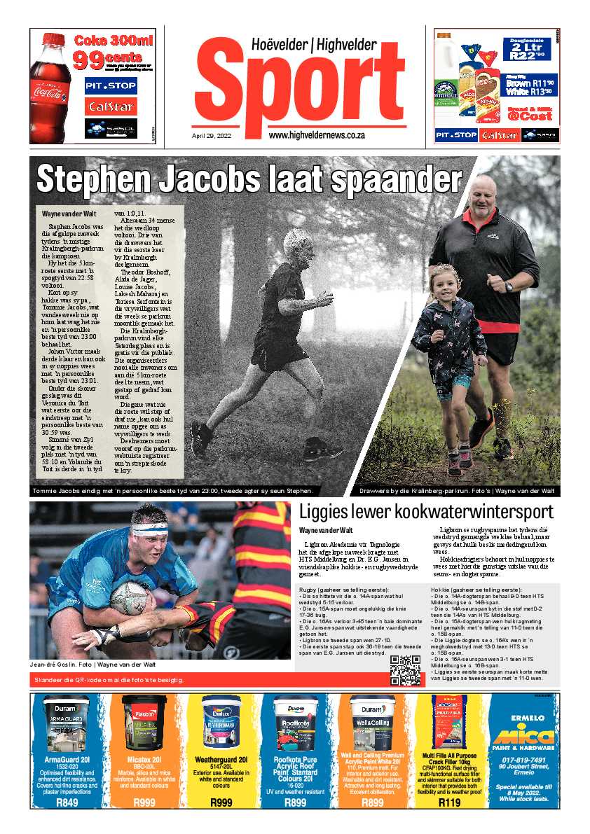 Highvelder Newspaper 29 April 2022 page 8