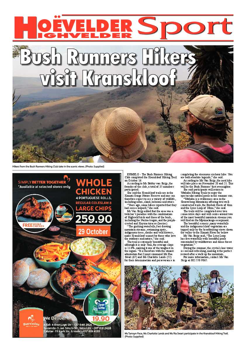 Highvelder Newspaper 29 October 2021 page 16