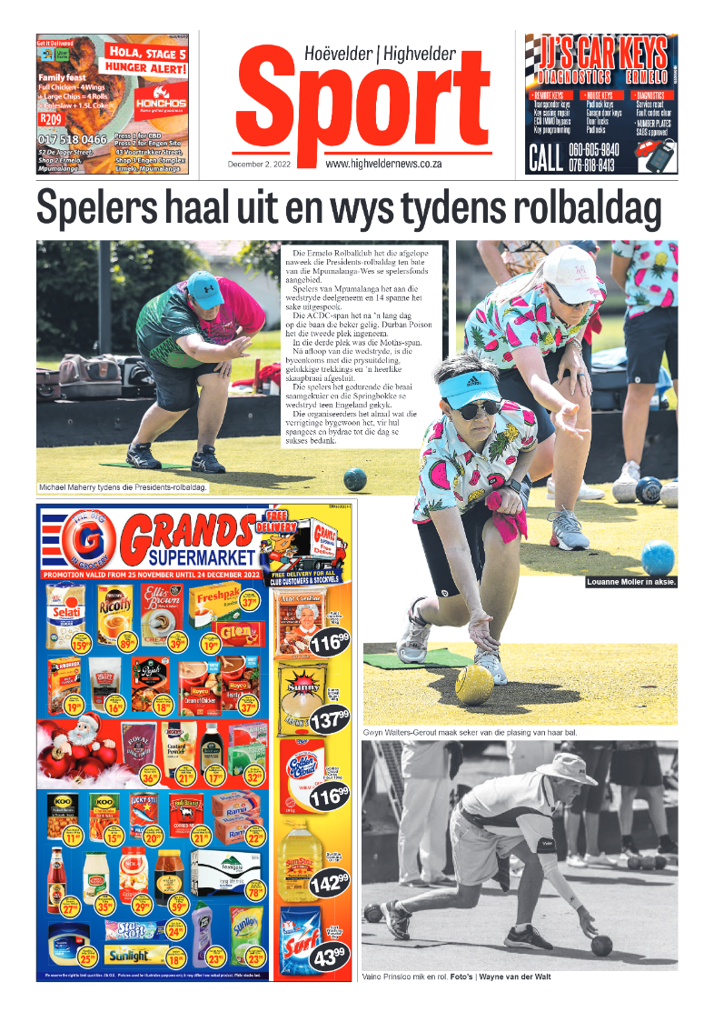Highvelder Newspaper 2 December 2022 page 8