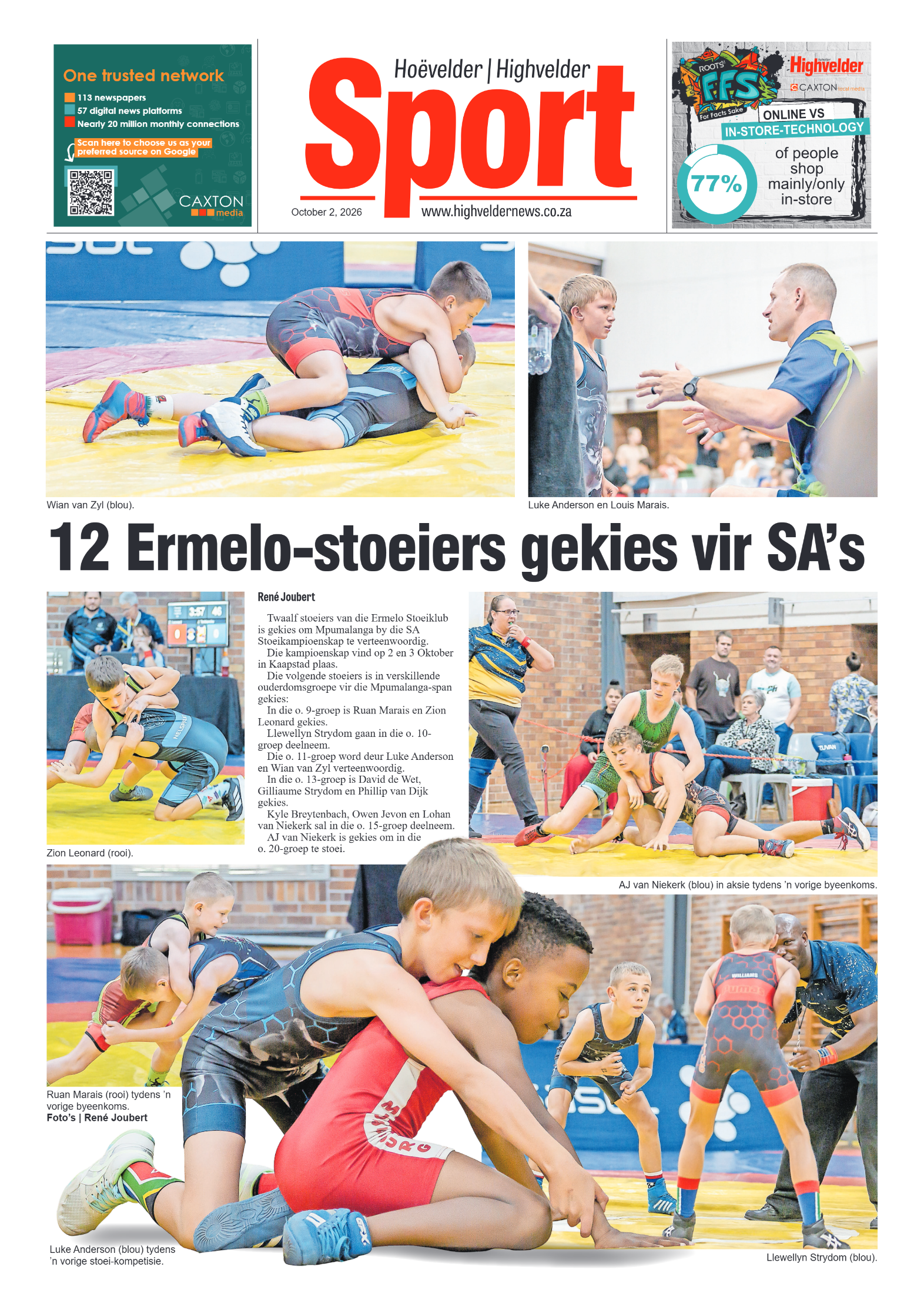 Highvelder Newspaper 2 October 2026 page 8