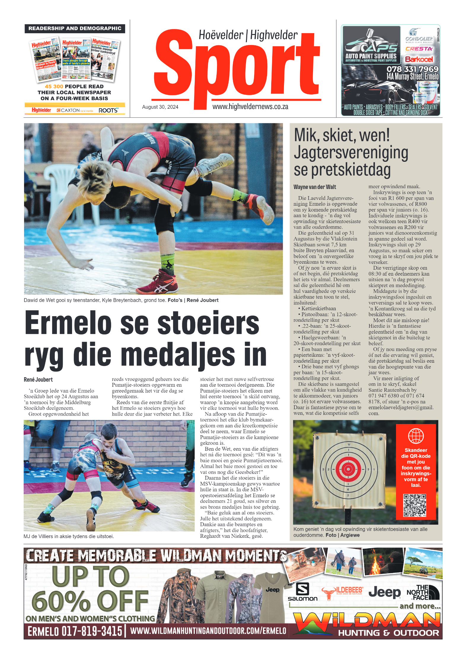Highvelder Newspaper 30 August 2024 page 8
