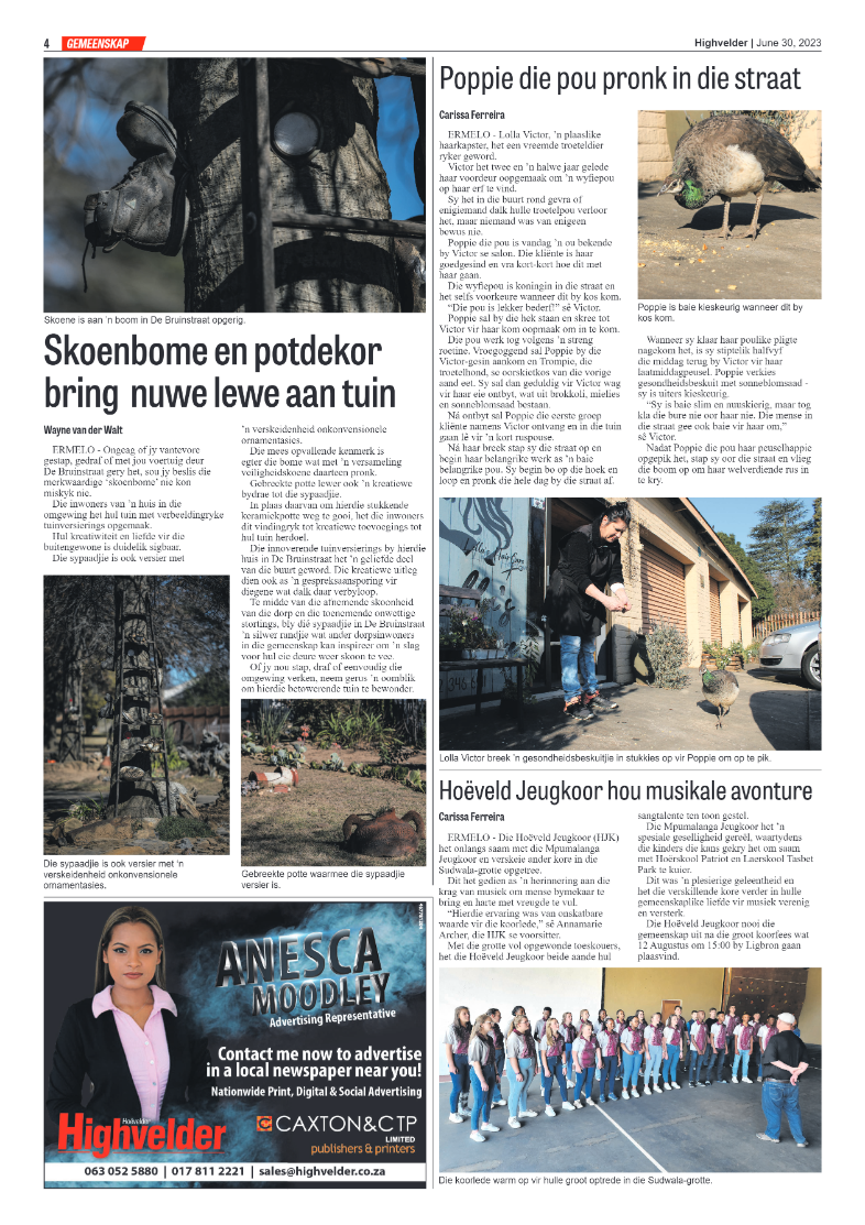 Highvelder Newspaper 30 June 2023 page 4