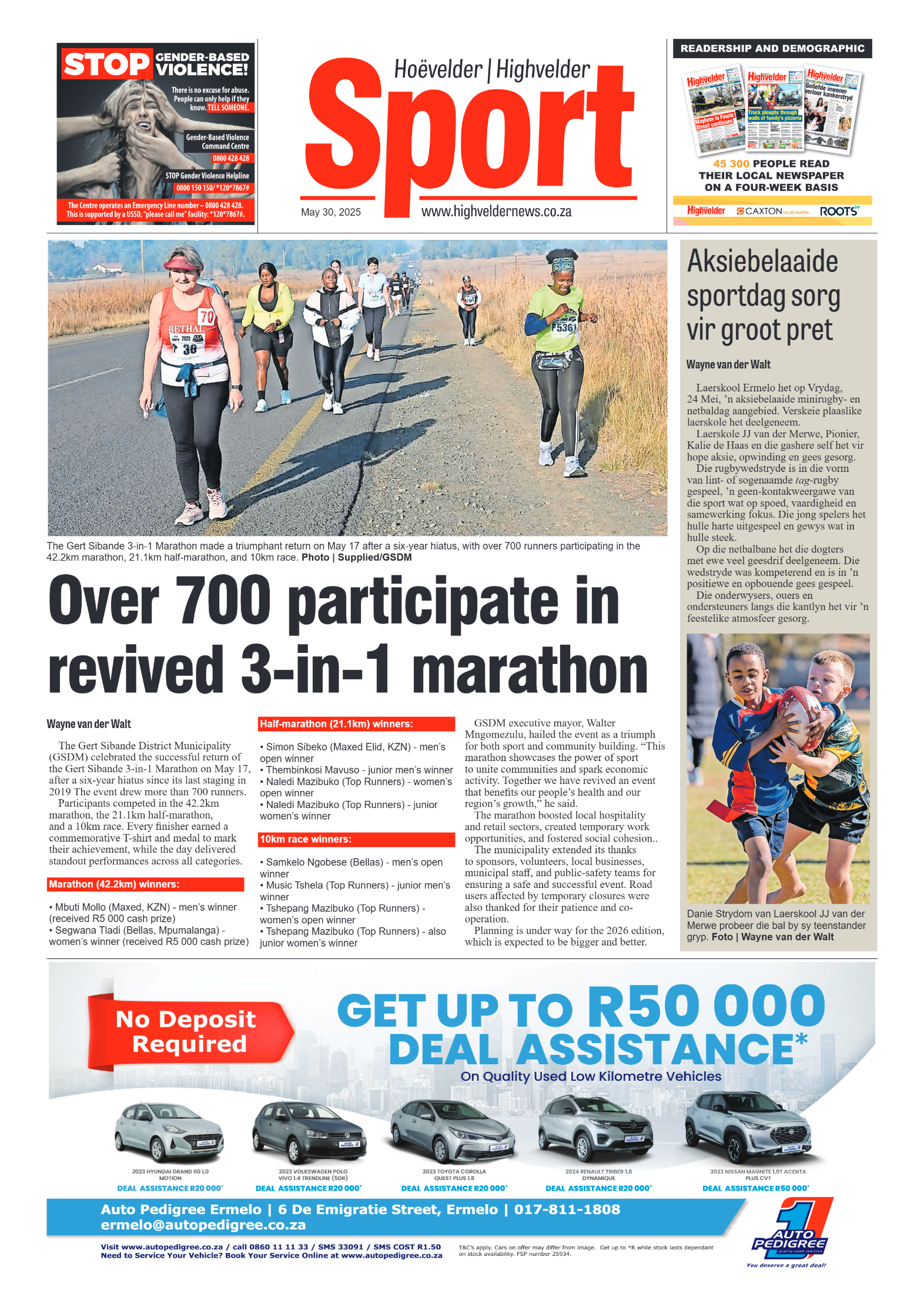 Highvelder Newspaper 30 May 2025 page 8