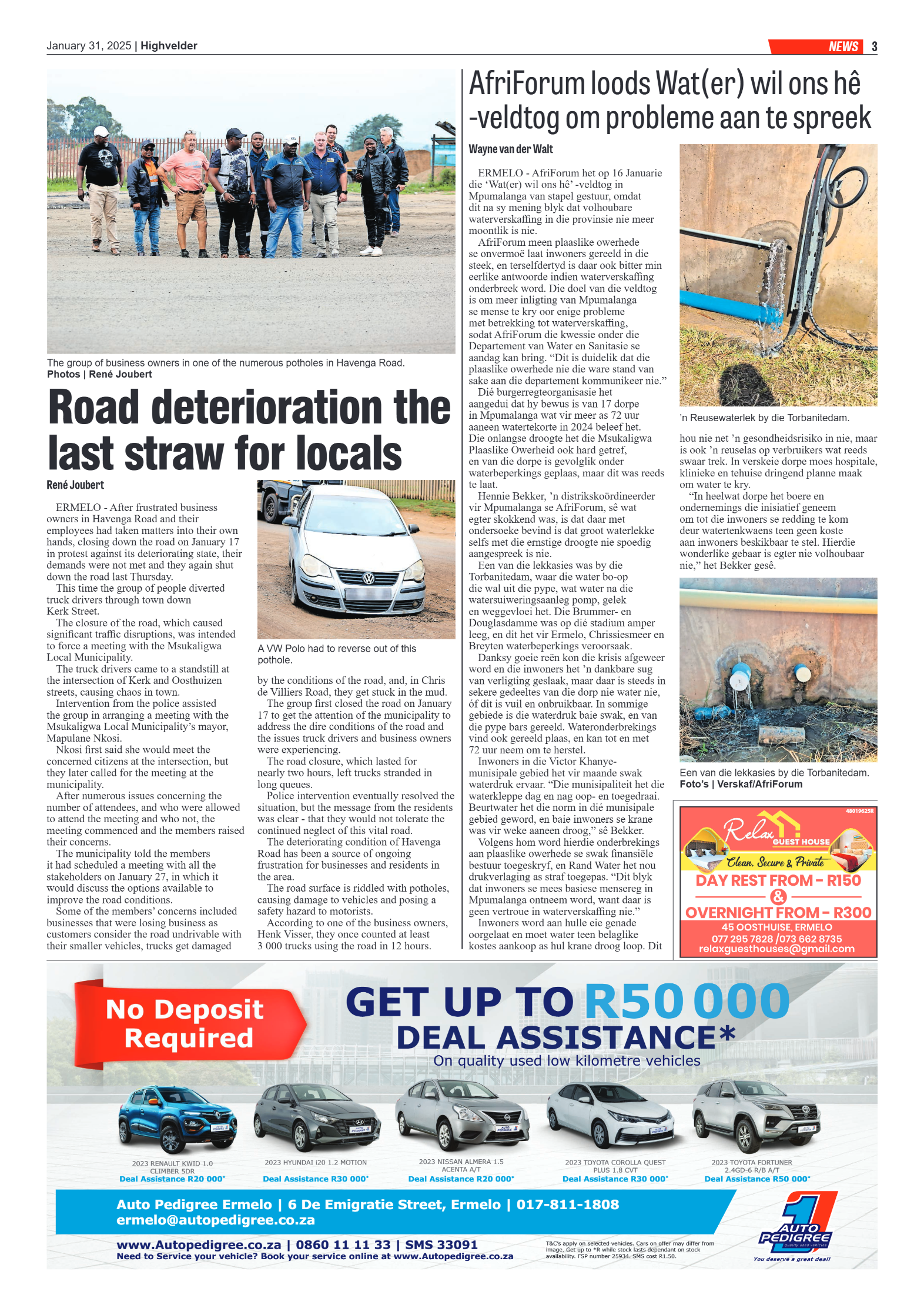Highvelder Newspaper 31 January 2025 page 3
