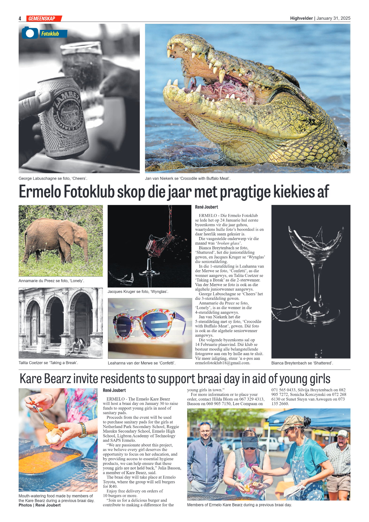 Highvelder Newspaper 31 January 2025 page 4